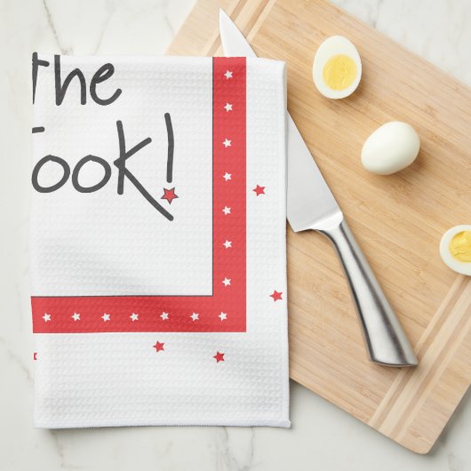 Küssen Sie den Koch! Geschirrtuch (Viertel Falte)