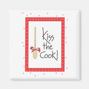 Küssen Sie den Koch! Küchenmagnet Magnet