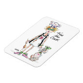 Küssen Sie die Koch, zeigen Sie ihr Ihre Wertschät Magnet (Linke Seite)