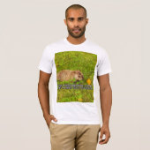 Küssen Sie ein groundhog heute. Erhalten Sie einen T-Shirt (Vorne ganz)