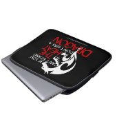 Küssen Sie einen Drachen 13" Hülse Laptopschutzhülle (Vorne Knopf)