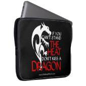 Küssen Sie einen Drachen 15" elektronische Hülse Laptopschutzhülle (Vorne Rechts)