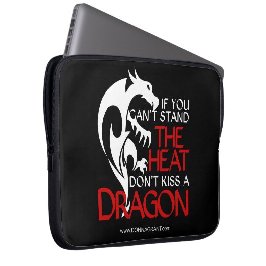 Küssen Sie einen Drachen 15" elektronische Hülse Laptopschutzhülle (Vorne Rechts)