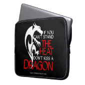 Küssen Sie einen Drachen 15" elektronische Hülse Laptopschutzhülle (Vorderseite Links)