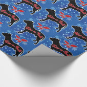 Küssen Sie einen Stier Geschenkpapier (Ecke)