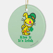 Küssen Sie es Keramik Ornament (Links)