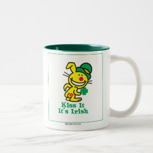 Küssen Sie es Zweifarbige Tasse