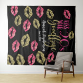 Küssen Sie Ihr 20's Gobye Foto Requisite virtuelle Wandteppich (Beispiel (Horizontal))