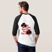 Küssen Sie mein As! T-Shirt (Schwarz voll)