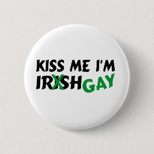 Küssen Sie mein Homosexuelles Im Button