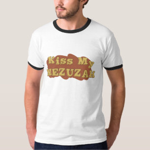 Küssen Sie mein mezuzah - jüdischen hebräischen T-Shirt