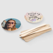 Küssen Sie meine "40er" Personalisiert Fächer (Non-assembled)