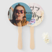 Küssen Sie meine "40er" Personalisiert Fächer (Vorne und Hinten)