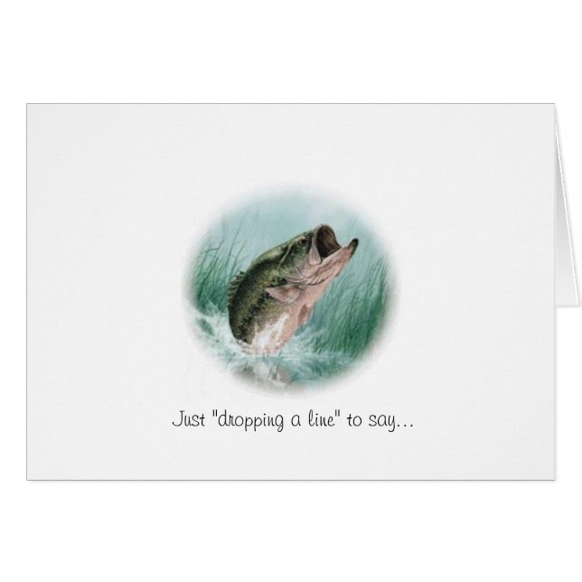 Küssen Sie meine Bass-Karte (Vorderseite (Horizontal))