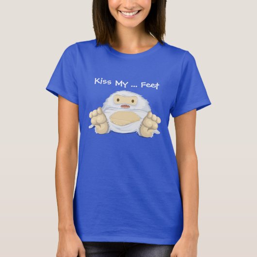 Küssen Sie meine Füße T-Shirt (Vorderseite)