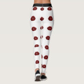 Küssen Sie meine Pants rote Lippen Leggings (Rückseite)