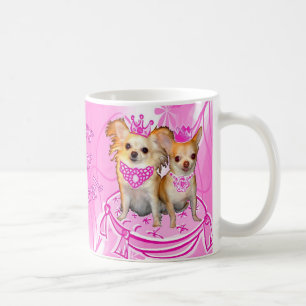 Küssen Sie meine Tiara2 Chihuahua-Prinzessinnen Kaffeetasse