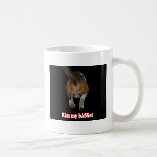 Küssen Sie meinen Dachshund Kaffeetasse (Rechts)