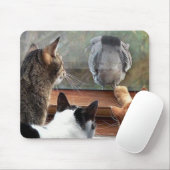 Küssen Sie meinen gefiederten Hintern-Vogel mit Mousepad (Mit Mouse)