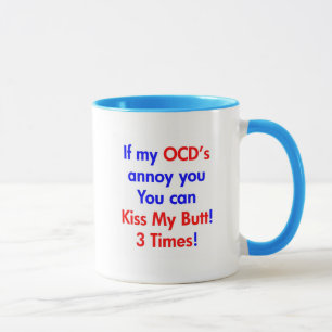 Küssen Sie meinen Hintern! 3mal! Tasse