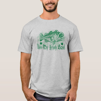 Küssen Sie meinen irischen Baß T-Shirt