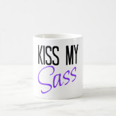 Küssen Sie meinen Sass Kaffeetasse (Mittel)