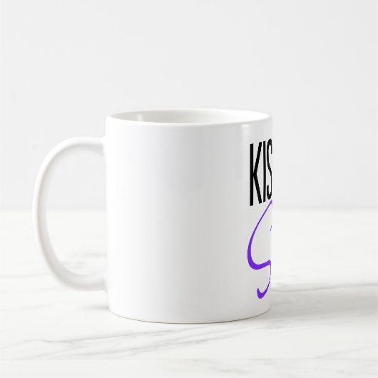 Küssen Sie meinen Sass Kaffeetasse (Links)