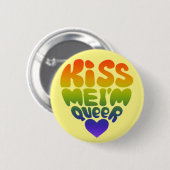 küssen Sie mich Button (Vorne & Hinten)