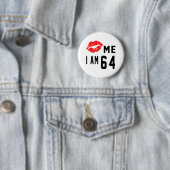 Küssen Sie mich, den ich 64 bin Button (Beispiel)