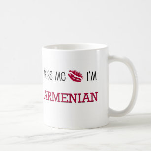 Küssen Sie mich, den ich ARMENISCH bin Kaffeetasse