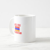 Küssen Sie mich, den ich armenisch bin Kaffeetasse (Vorderseite Links)