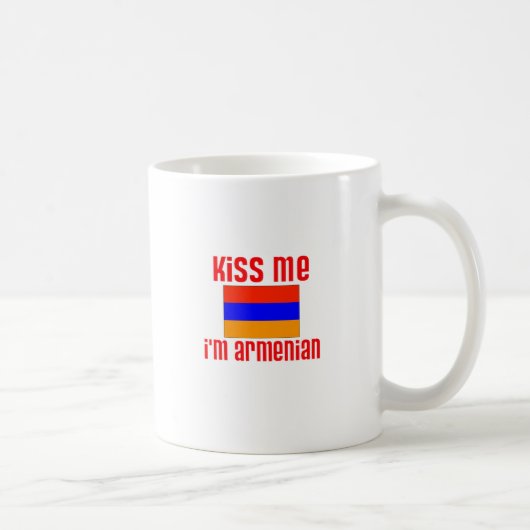 Küssen Sie mich, den ich armenisch bin Kaffeetasse (Rechts)