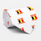 Küssen Sie mich, den ich belgisch bin Krawatte (Gerollt)