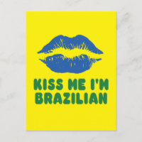 Küssen Sie mich, den ich brasilianische Lippen bin