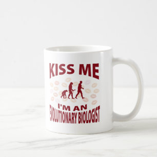 Küssen Sie mich, den ich ein Evolutionsbiologe bi Kaffeetasse