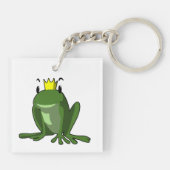 Küssen Sie mich, den ich ein Frosch-Prinz Schlüsselanhänger (Rückseite)