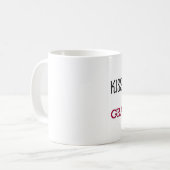 Küssen Sie mich, den ich ein GRAPHOLOGE bin Kaffeetasse (Vorderseite Links)