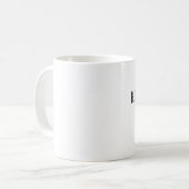 Küssen Sie mich, den ich ein NINJA bin Kaffeetasse (Vorderseite Links)