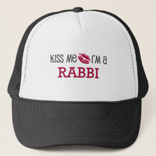 Küssen Sie mich, den ich ein RABBINER bin Truckerkappe
