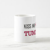 Küssen Sie mich, den ich eine TROMMEL bin Kaffeetasse (Mittel)