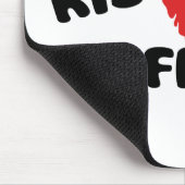 Küssen Sie mich, den ich französisch bin Mousepad (Ecke)