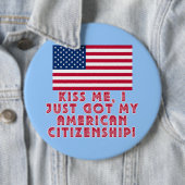 Küssen Sie mich, den ich gerade meine Button (Beispiel)