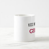 Küssen Sie mich, den ich GRIECHISCH bin Kaffeetasse (Mittel)