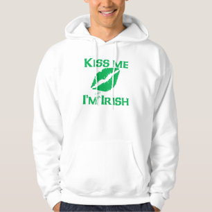 Küssen Sie mich, den ich halb irisch bin Hoodie