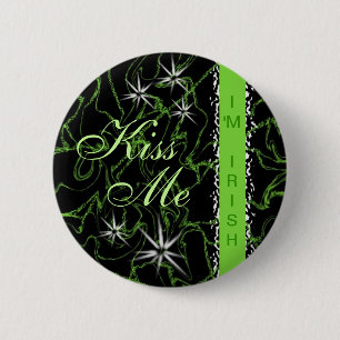 Küssen Sie mich, den ich Iren-St Patrick Button