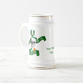 Küssen Sie mich, den ich irisch bin Bierglas (Vorderseite Links)