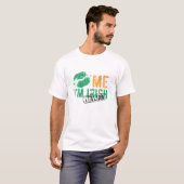 Küssen Sie mich, den ich irisch/Italiener bin T-Shirt (Vorne ganz)
