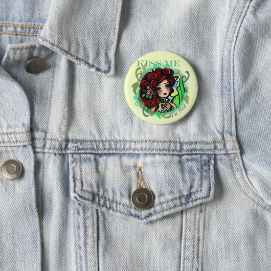 "KÜSSEN Sie MICH, den ich irische" Button (Beispiel)