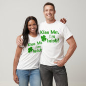 Küssen Sie mich, den ich irischer T - Shirt bin (Unisex)