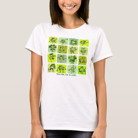 Küssen Sie mich, den ich - niedliche T-Shirt (Vorderseite)